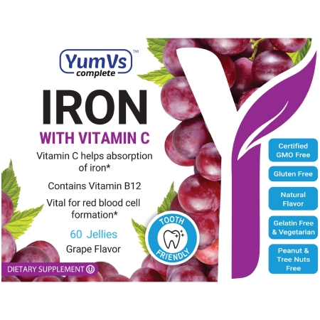 IRON+C, CHEW GUMMIES W/PECTIN (60/BT 12BT/CS)