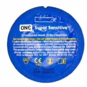 CONDOM, ONE SUPER SENSITIVE (1000/CS)
