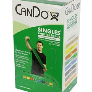 BAND, EXERCISE CANDO 30PC DISPGRN 5'