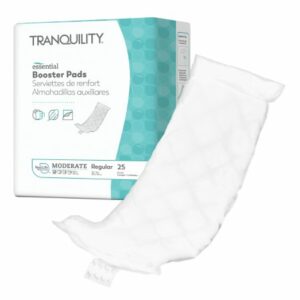 PAD, BOOSTER COMFORT CARE F/DISP UNDERGARMENT (25/BG 8BG/CS)