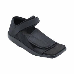 SHOE, POST-OP SQUARE-TOE BLK W24/CS)