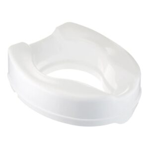 SEAT, TOILET RAISED SAVANNAH 4" FRONT W/REPLCMNT BRACKT (2/P