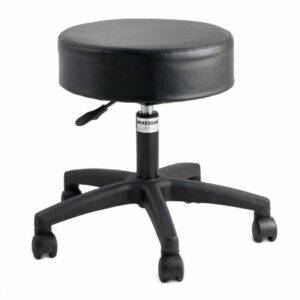 STOOL, EXAM PNEUMATIC 5LEG BLK