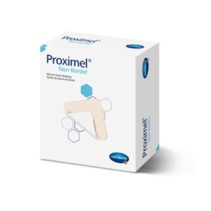 DRESSING, WOUND PROXIMEL SIL NON-BORDERED 6"X6" (5/BX)