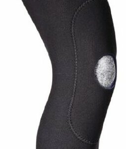 KNEE SLEEVE, W/CUTOUT & ANTERIOR OVAL PAD MED