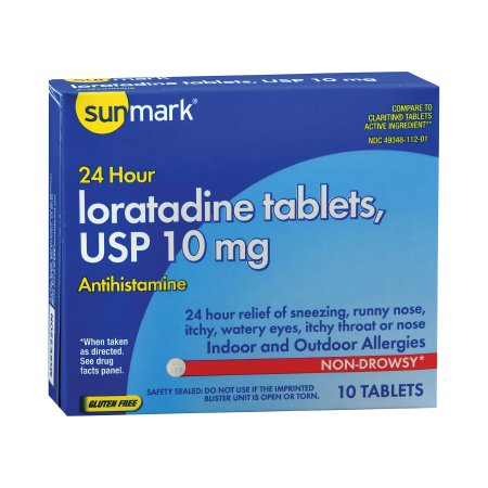 LORATADINE, TAB 10MG SM (10/BX)
