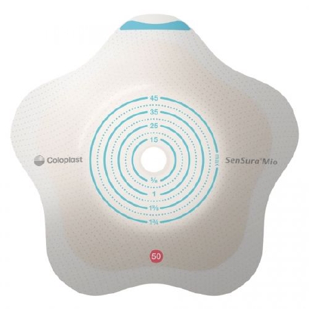 BARRIER, OSTOMY SENSURA MIO CLICK 2PC BLU 1 3/8" (5/BX)