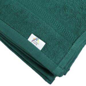 WASHCLOTH, COTTON HUNTER GRN 12"X12" (25DZ/CS)