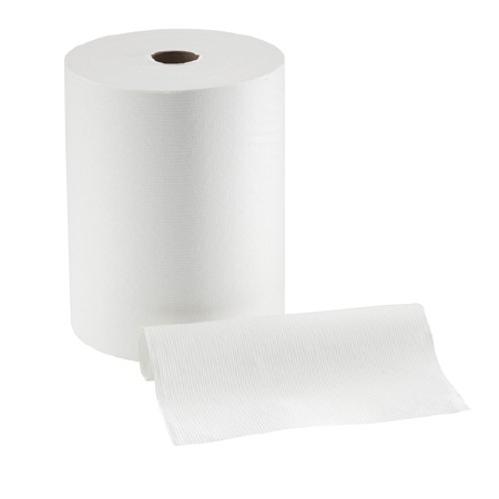 TOWEL, ROLL ENMOTION 10" WIDE WHITE (6/CS)