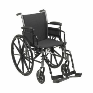 WHEELCHAIR, LIGHTWEIGHT CRUISER III 18" 300LB CAP