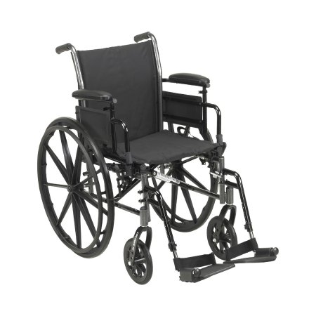 WHEELCHAIR, LIGHTWEIGHT CRUISER III 18" 300LB CAP