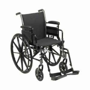 WHEELCHAIR, LIGHTWEIGHT CRUISER III 20" 300LB CAP