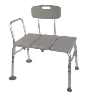 BENCH, TRANSFER W/BACK ALUMINUM FRAME 400LB
