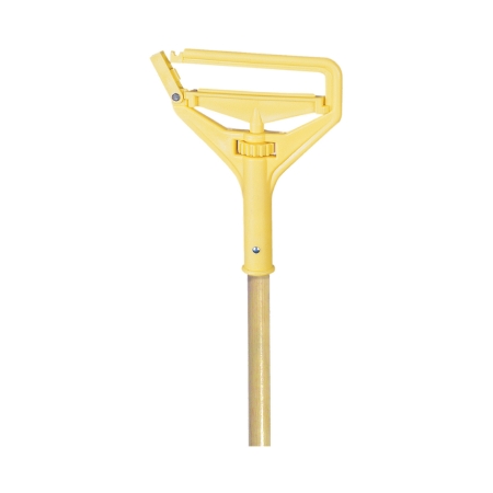 HANDLE, MOP QUICK CHANGE WOOD 54" (12/CS)