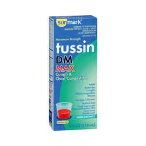 TUSSIN DM MAX, COUGH-CHEST CONGESTION ADLT 4OZ
