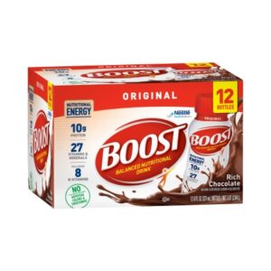 BOOST, ORIGINAL RICH CHOCOLATE8OZ (12/PK 2PK/CS)