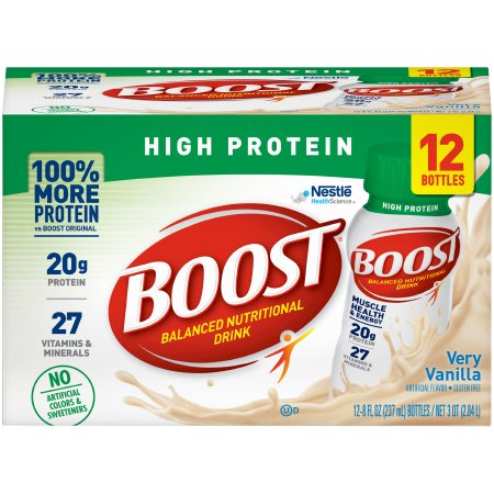 BOOST, HIGH PROTEIN VERY VANILLA 8OZ (12/PK 2PK/CS)