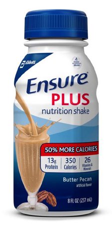 ENSURE PLUS, BUTTER PECAN 8OZ (6/PK 4PK/CS)