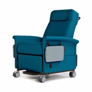RECLINER, TRANSPORT BARIATRIC MANUAL COLONIAL BLU 500LB CAP