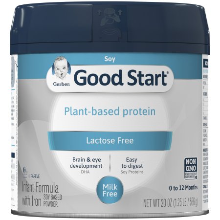 FORMULA, PDR GOOD START GERBERSOY 20OZ (4/CS)