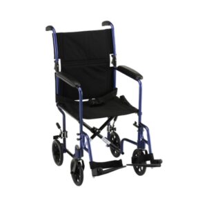 CHAIR, TRANSPORT LIGHTWEIGHT BLU 19"