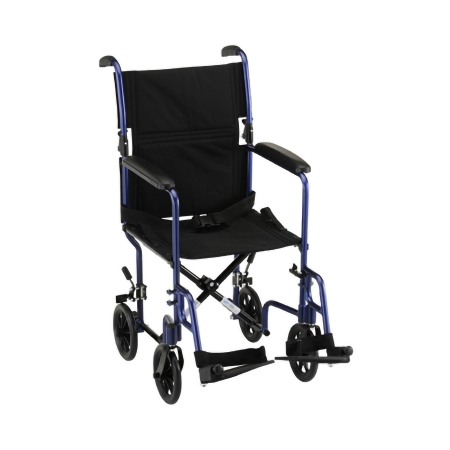 CHAIR, TRANSPORT LIGHTWEIGHT BLU 19"