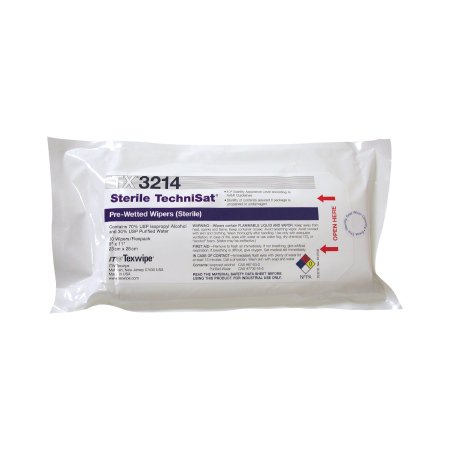 WIPE, PREWETTED TECHNISAT STR 9"X11" 70% IPA (50/PK 20PK/CS)