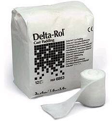 PADDING, CAST DELTAROL 4"X4YDS(12/BG)