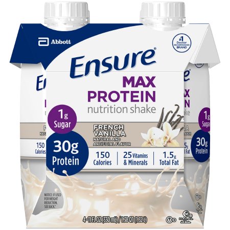 ENSURE, MAX PROTEIN NUTRITION VANILLA 11OZ (12/CS)