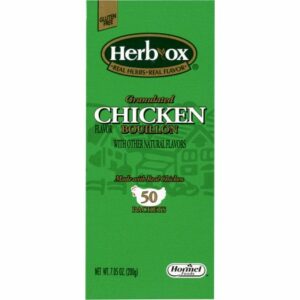 BROTH, CHICKEN BOUILLON GLUTENFREE HERBOX (50/BX 6BX/CS)