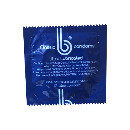 CONDOM, CLASSIC ULTRA LUBE B REG (1000/CS)