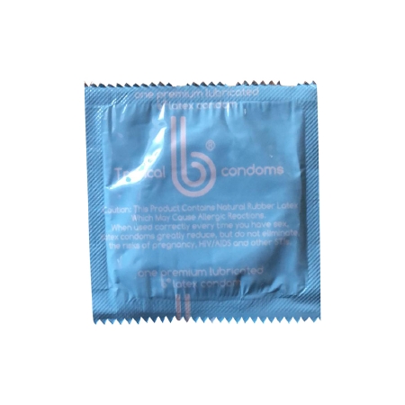 CONDOM, TROPICAL FLAVOR B REG (1000/CS)
