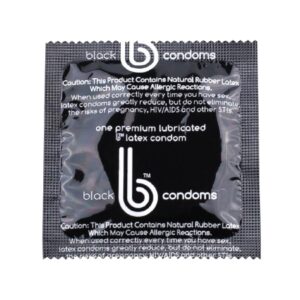 CONDOM,  BLK B REG (1000/CS)  DOMS (1000/CS)