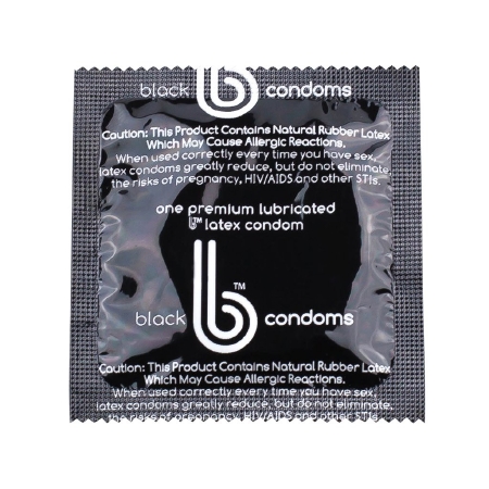 CONDOM, BLK B REG (1000/CS) DOMS (1000/CS)