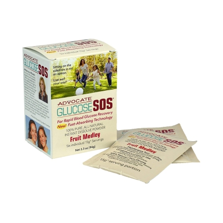 GLUCOSE, PDR FRUIT MEDLEY 15GM(6/BX 12BX/CS)