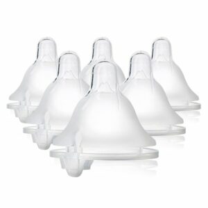 NIPPLE, WIDE NECK BALANCE+MEDFLOW SIL (6/PK 12PK/CS)