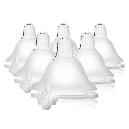 NIPPLE, WIDE NECK BALANCE+FASTFLOW SIL (6/PK 12PK/CS)