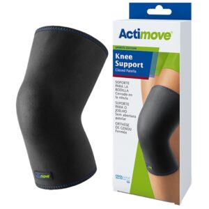 KNEE SLEEVE, CLSD PATELLA SPORTS ACTIMOVE BLK 2XLG 22"-24"