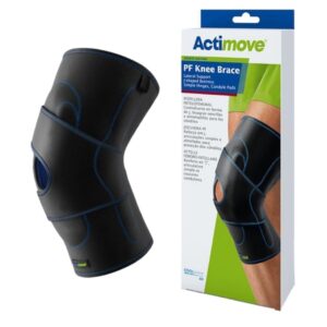KNEE BRACE, LATERAL HINGE SPTSACTIMOVE PF BLK RT SM 14"-16"