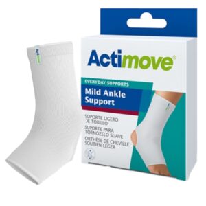 ANKLE SUPPORT, MILD W/OPEN HEEL ACTIMOVE WHT LG 11"-12.5"