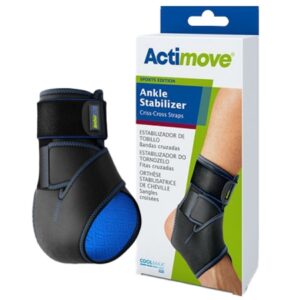 ANKLE STABILIZER, ACTIMOVE CRISS-CROSS BLK UNIV