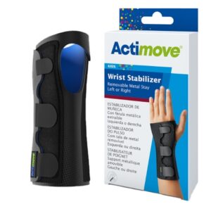 WRIST STABILIZER, REMOVABLE METAL STAY BLK R/L PED 4.5"-5.5"