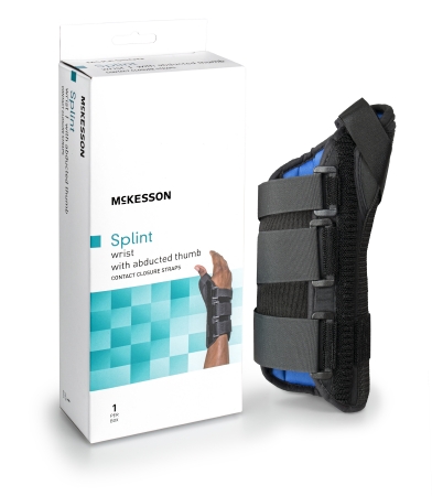 WRIST SPLINT, W/ABDUCTED THUMBLT XSM 7.5"