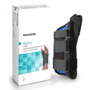 WRIST SPLINT, W/ABDUCTED THUMBLT SM 7.5"