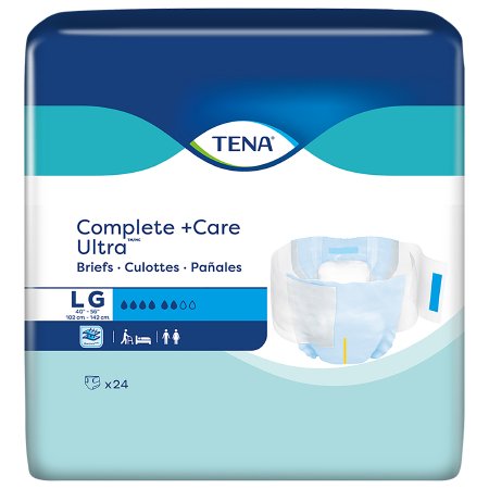 BRIEF, TENA COMPLETE+CARE DUOLOCK CORE LG (24/BG)