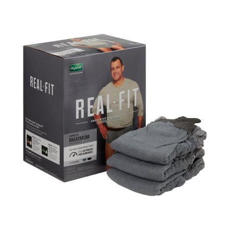 BRIEF, INCONT DEPEND REAL FIT MEN LG/XLG (12/PK 2PK/CS)