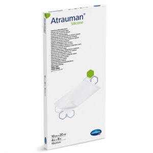 DRESSING, WOUND ATRAUMAN SILICONE COATED 4"X8" (10/BX)