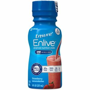 ENSURE, ENLIVE STRAWBERRY 8OZ BOTTLE (24/CS)