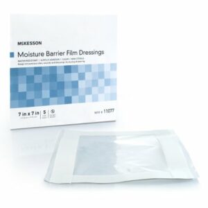 DRESSING, MOISTURE BARRIER 7"X7" (5/PK 80PK/CS)
