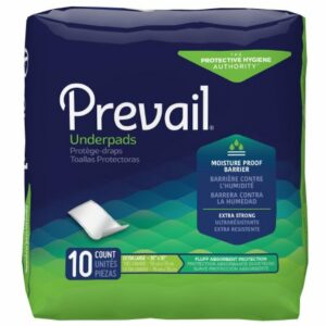 UNDERPAD, INCONT PREVAIL FLUFF30"X30" (10/BG 12BG/CS)
